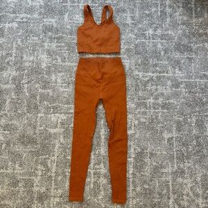 Spiritual Gangster Rust Leggings and Top Set